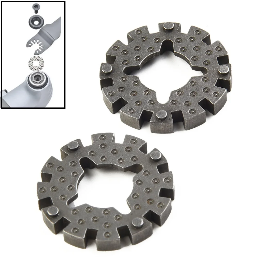 2pcs Oscillating Saw Adapter Shank For Multi Power-Tools Steel Blade Connector 25mm Dia Woodworking Accessory