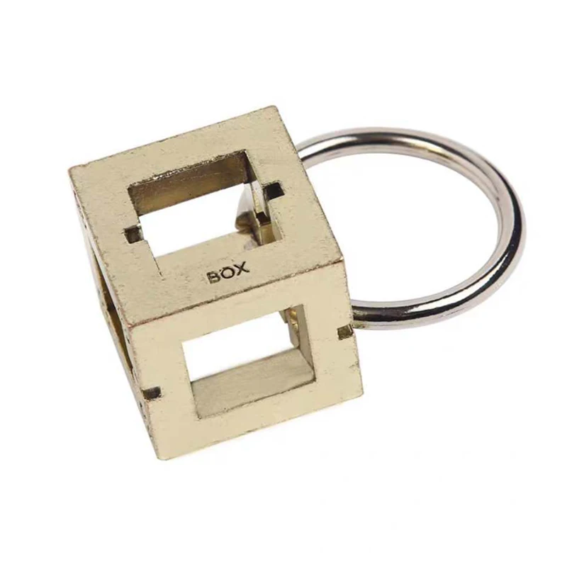 Rompicapo in metallo Scatola puzzle Difficile magia Mente Sfida IQ Test logico intelligente Giocattoli educativi per bambini Adulti