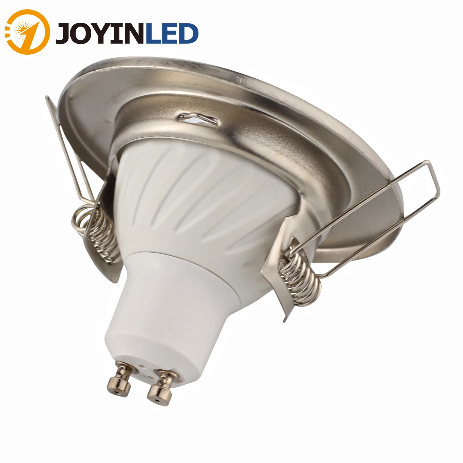 New Design Round No Adjustable Diameter 80mm LED Recessed Ceiling Down Light Fitting Frame For MR16 GU10 Bulb Fixture Housing