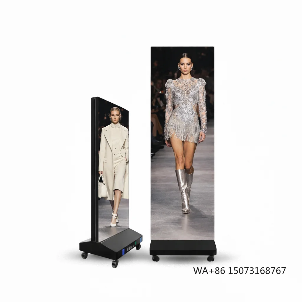 

High Resolution Lightweight Modular Poster LED Video Wall Portable Indoor Outdoor HDR10 12-Bit Color Depth IP65 Display
