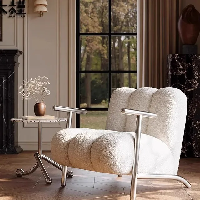 

Pre-loved Casual Armchairs Wabi-sabi Style Retro Fashionable Durable Comfortable Living Room Chairs Escabroso Home Furniture