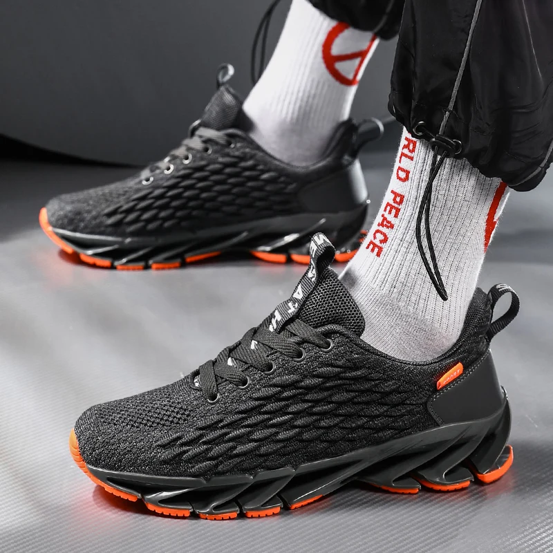 Nieuwe Plus Size Ademende Loopschoenen Mannen Sneakers Bounce Zomer Outdoor Sportschoenen Professionele Training Schoenen Zapatills