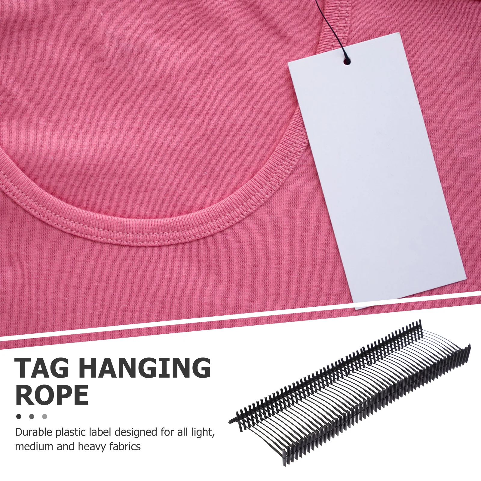 

5000pcs Clothing Tag Fastener Accessories Garment Label Hanging Markers Standard Tagging PP Material Manual
