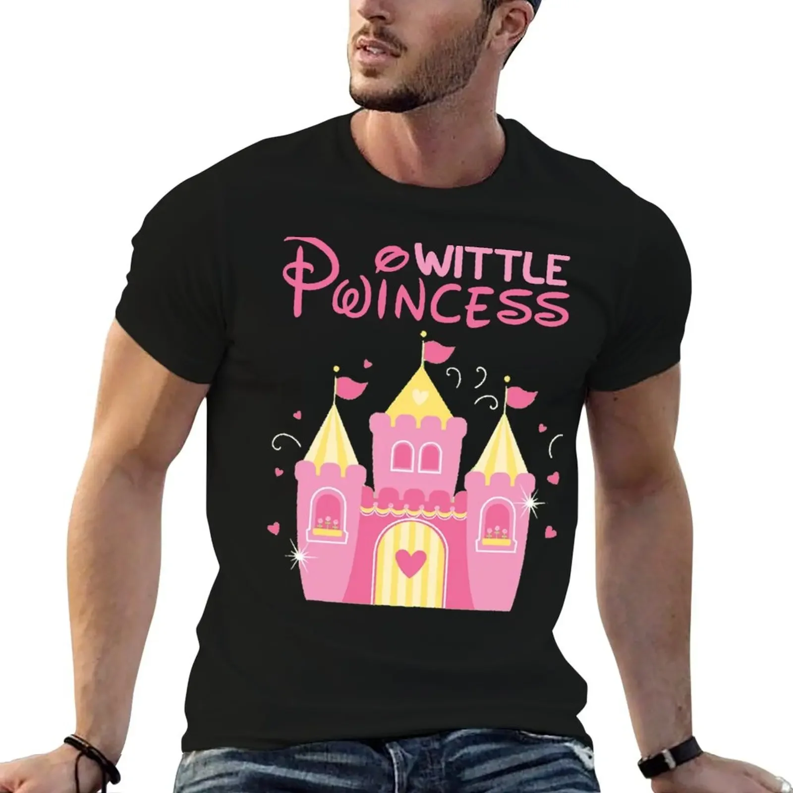 Wittle Pwincess T-Shirt blanks summer tops sports fans vintage t shirts mens t shirts pack