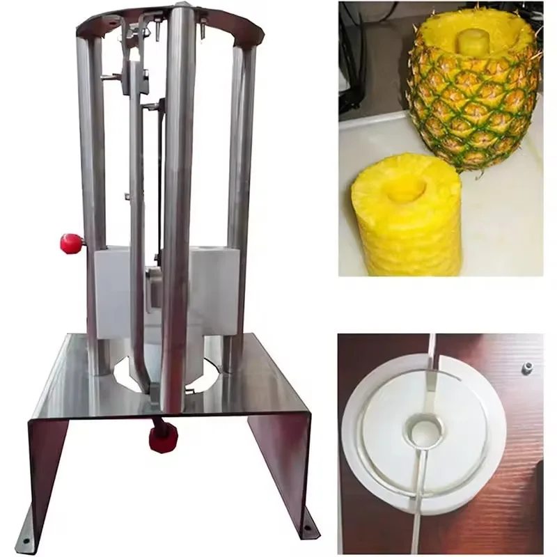 Оборудование для фруктов и овощей Полупромышленная машина для очистки и резки ананасов