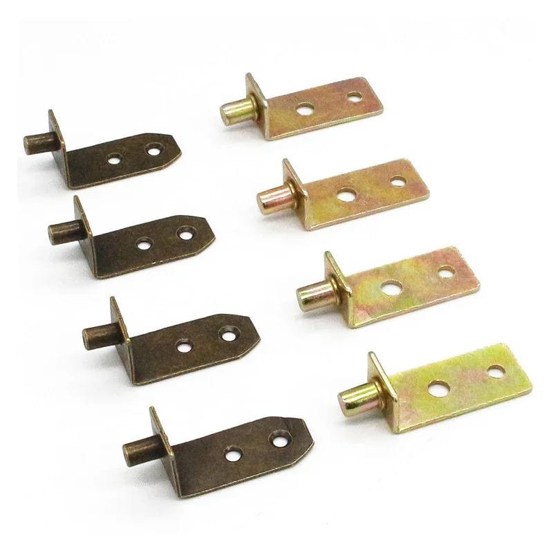 8Pcs 5mm/6mm Shelf Brackets Support Studs Pegs Iron Pin Shelves Seperator Fixed Cabinet Cupboard Glass Furniture Bracket Holder