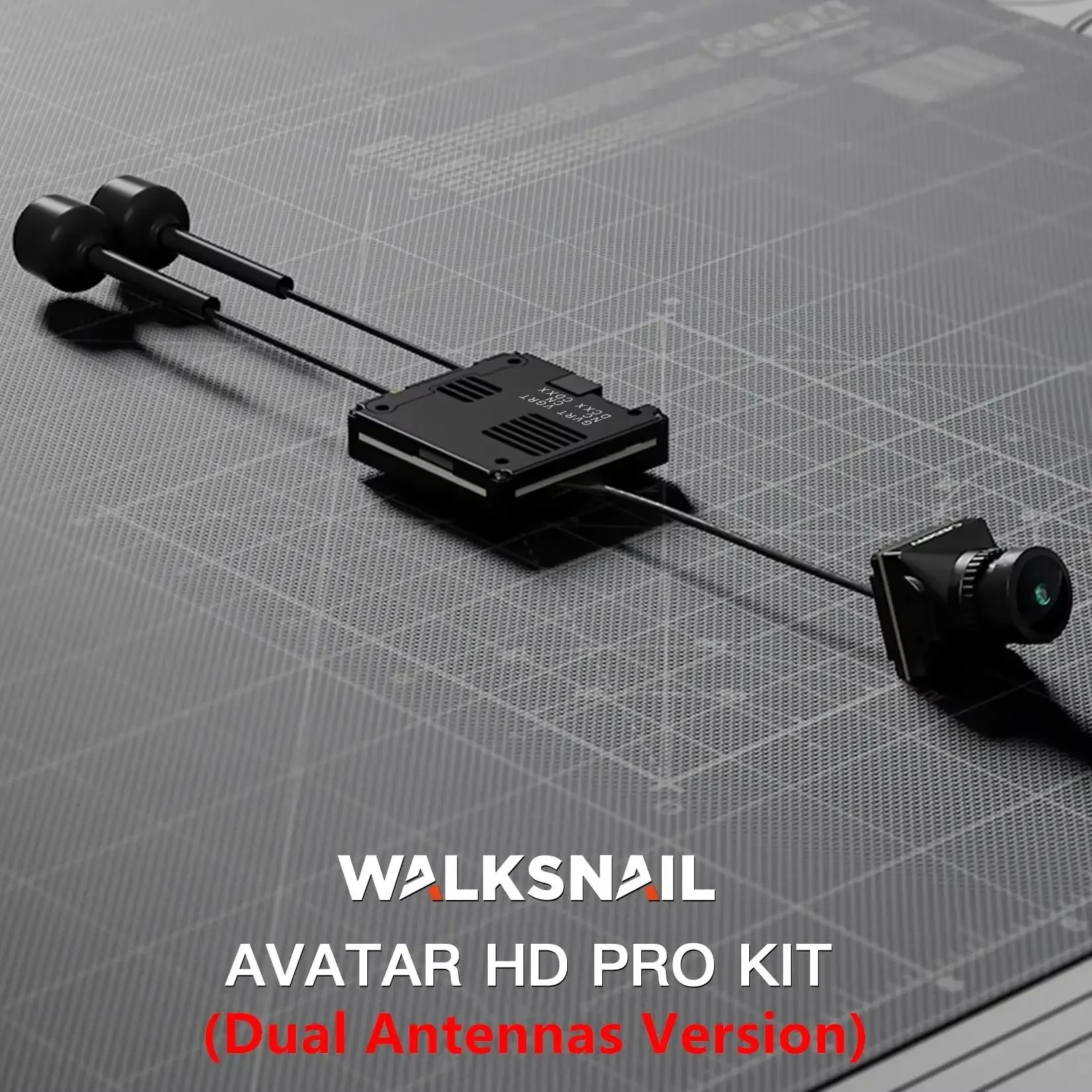 Walksnail Avatar HD Kit V2 / Avatar HD Pro Kit (Dual Antennas Version) Gyroflow+32G