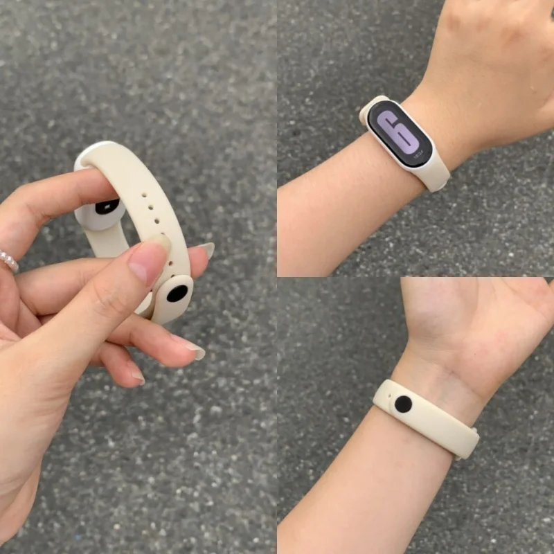 Armband für Xiaomi Mi Band 10 9 8 NFC MiBand 10 Ersatzband Correa Silikon Sport-Armband Pulsera Mi Band 10 Uhrenarmband – Detail 5