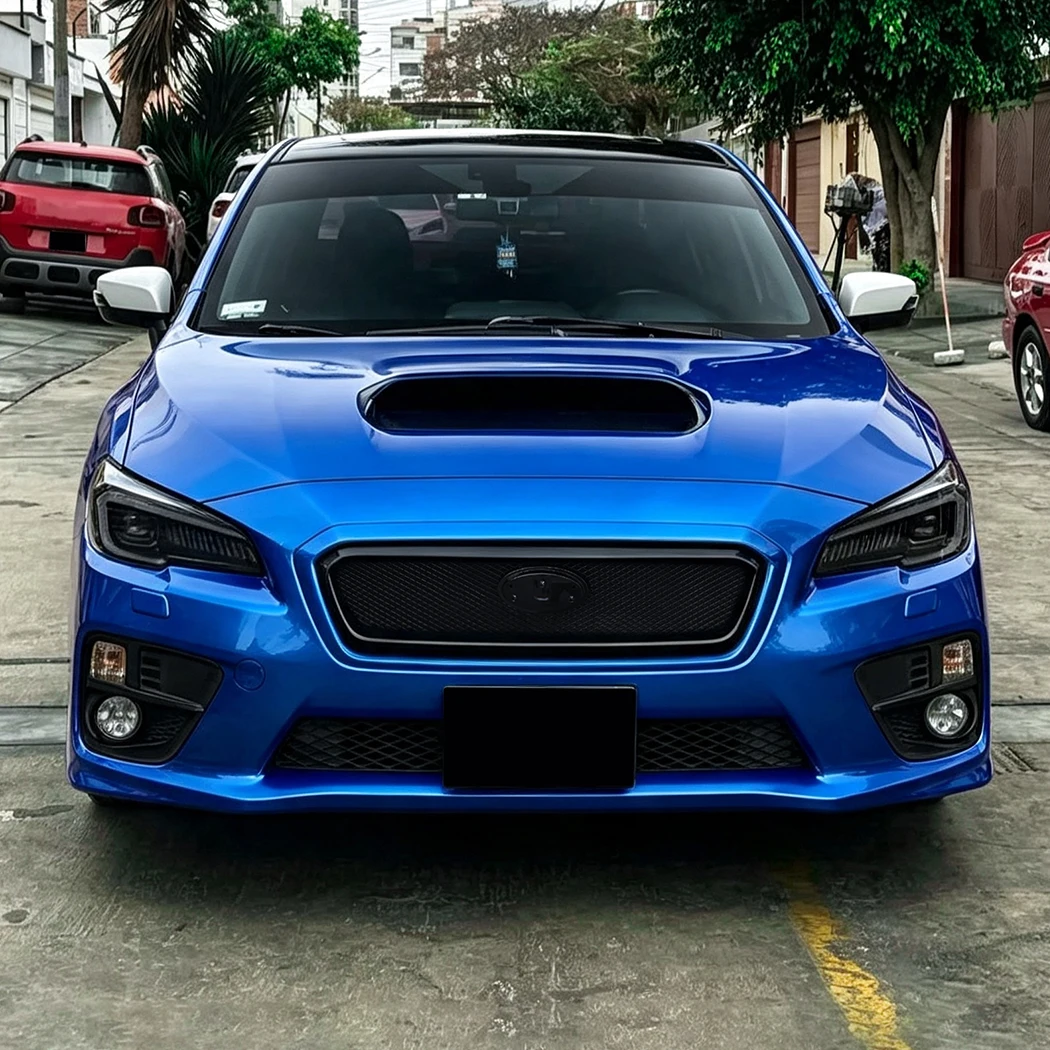 Front Upper Bumper Hood Mesh Grills For Subaru WRX STI VA 2014 2015 2016 Front Bumper Grille Racing Grill view 6