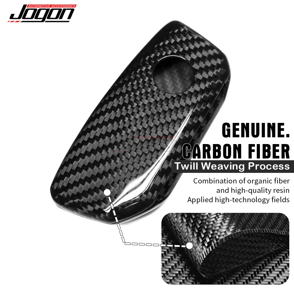 100% Carbon Fiber Car Key Case Cover Protect Shell For BMW I7 X7 G07 LCI IX I20 X1 U11 7 Series G70 G09 XM U06 G81 M3 Accessory