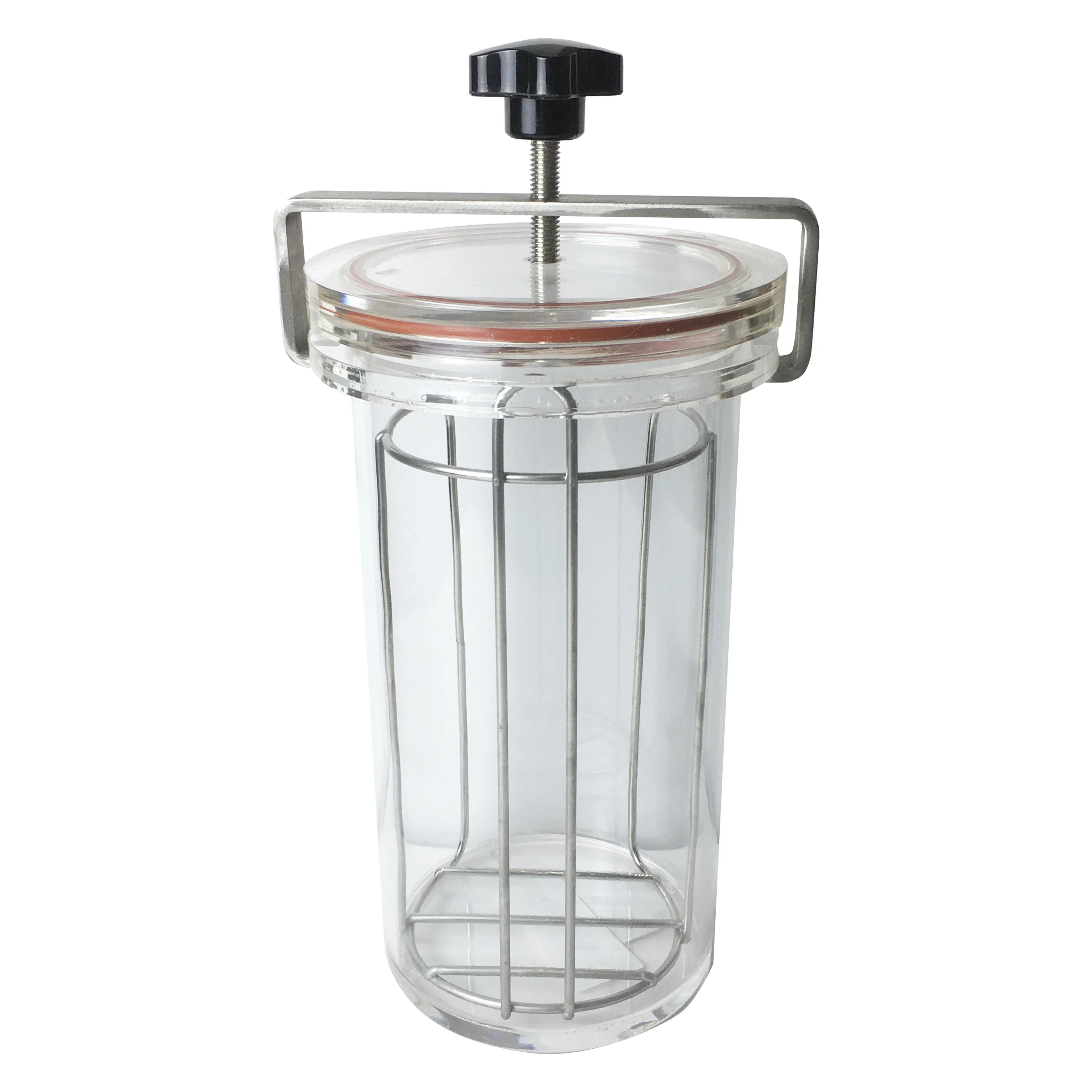 

AG0025A Laboratory Transparent 2.5L Litre DE Oxoid Chamber Sealed Tank Lab Microbiology Anaerobic Culture Jar With Tablet Rack