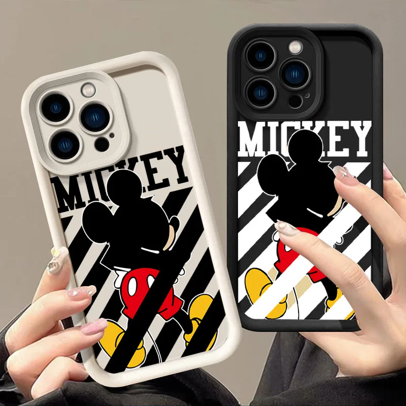 

Mickey zebra Line Silicone Phone Case For Samsung Galaxy S25 S24 S23 S22 S21 Ultra Plus FE A15 A34 A35 A36 A53 A54 A55 A56 Cases
