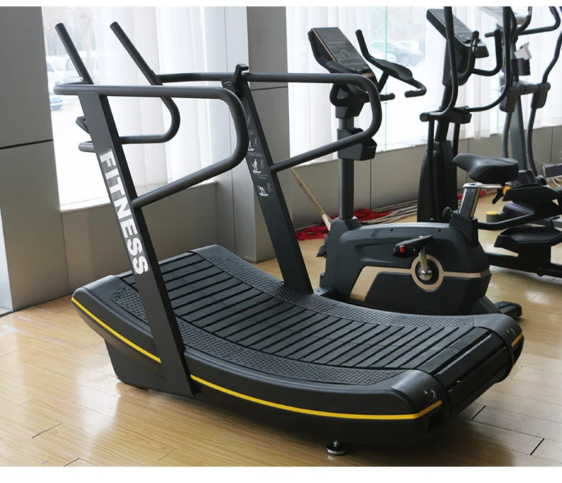 Hot Sale Self Generating Manual Fitness Gym Commercial Curve Treadmill For Sale