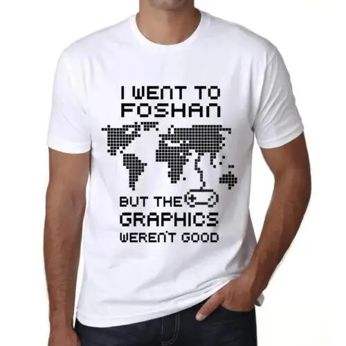 Heren Grafisch T-Shirt Ik ging naar Foshan, maar de graphics waren niet goed