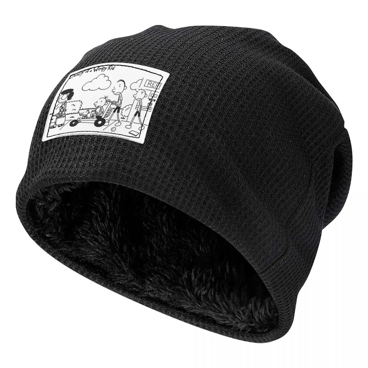Diary Of A Wimpy Kid Group Unisex Adult Beanies Caps Fleece-Lined Bonnet Hat Warm Fashion Autumn Winter Outdoor Skullies Hats