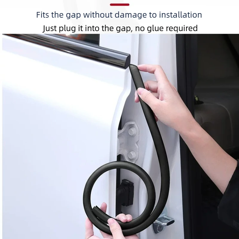 For Chery ICAUR V23/V27 B Column Sealing Strip Car Door Sound Insulation Strip Sealing Shock Absorption Modification Accessories