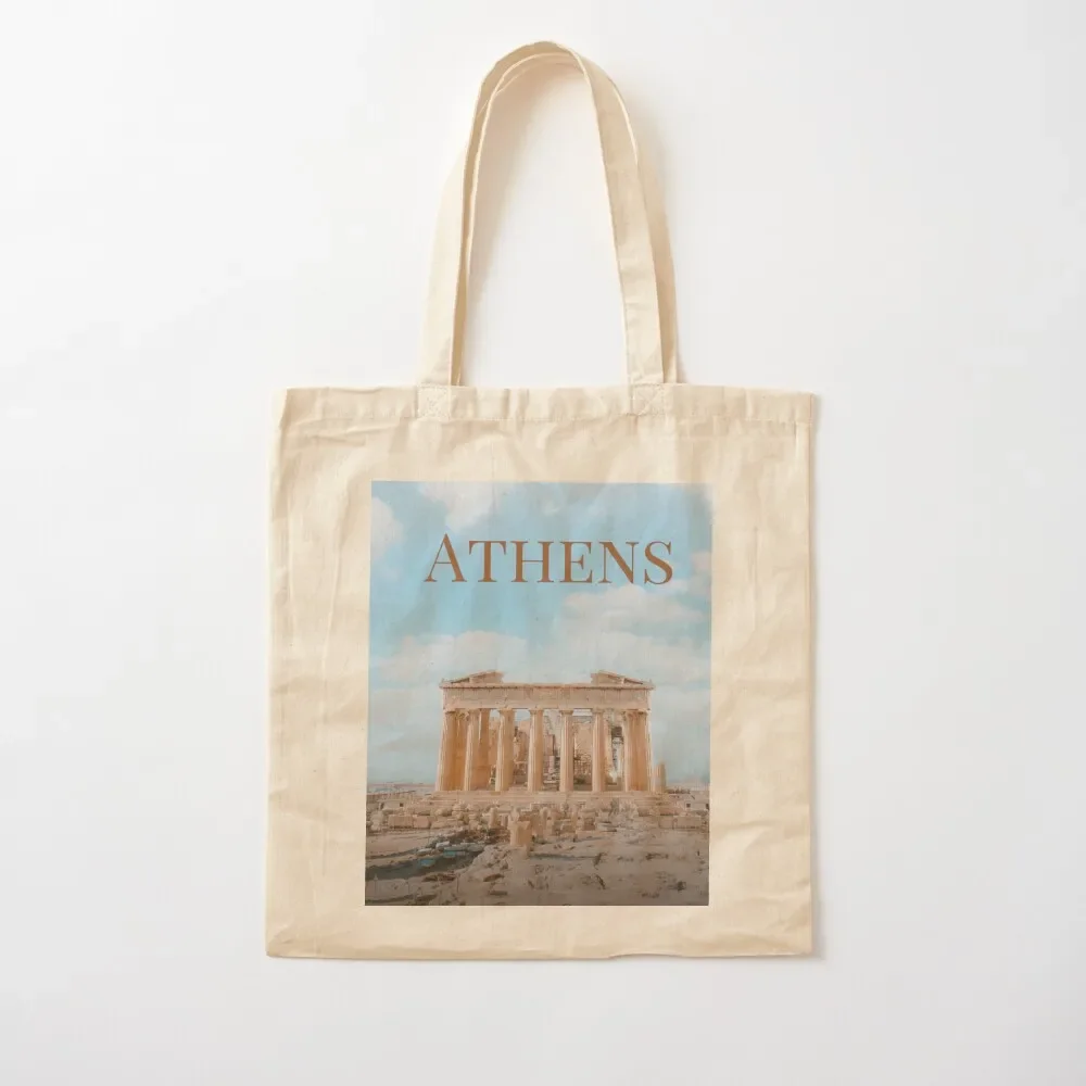 

Athens Greece Tote Bag Big bag cute tote bag reusable shopping bags university shopper