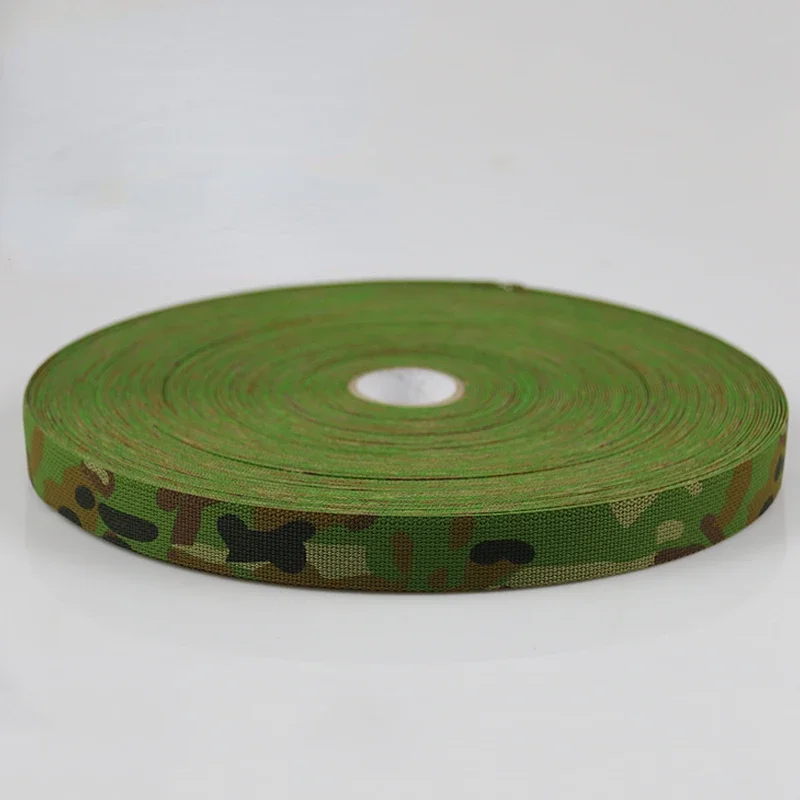 1 Meter 2.5 cm Breedte Australische Camouflage Singels A-TACS Niet-elastische Strips Tactische Tas Bandjes Riem Molle DIY Accessoire