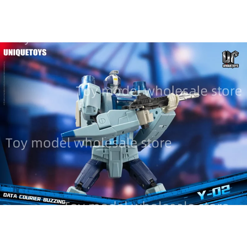 Unikalne Zabawki UT Y-02 Y02 Transformacja Blurr DATA COURIER BUZZING Model Kolekcja Figurka Akcji