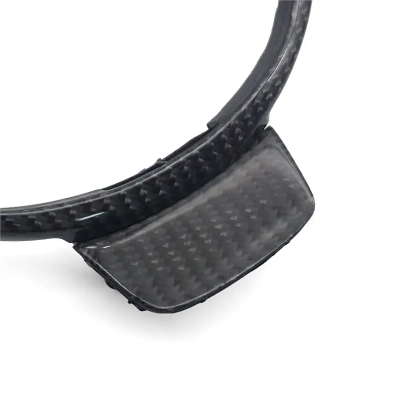 For A4 B8 A6 C7 A3 8V Real Carbon Fibre Car Steering Wheel Frame Cover Assembly Accessories - view 2