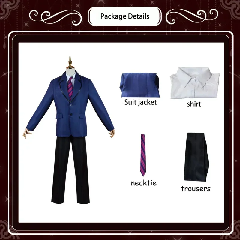 Komi Can't Communicate Tadano Hitohito Cosplay Costume Outfits Shirt Tie Short Wig Neck Men Anime Uniform Halloween