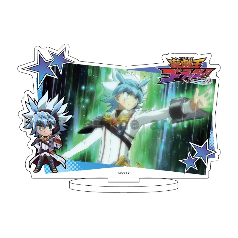 Anime Yu-Gi-Oh! VAI RUSH! Action Figure Doll YuGiOh Yudias Velgear Oudou Yuuhi Yuamu Acrilico Modello di Supporto Piastra Cosplay Giocattolo Regalo