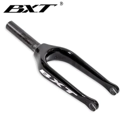 BXT 3K Carbon Fiber Bicycle Forks for Kids, Balance Bike, Front Forks, 3K, 12