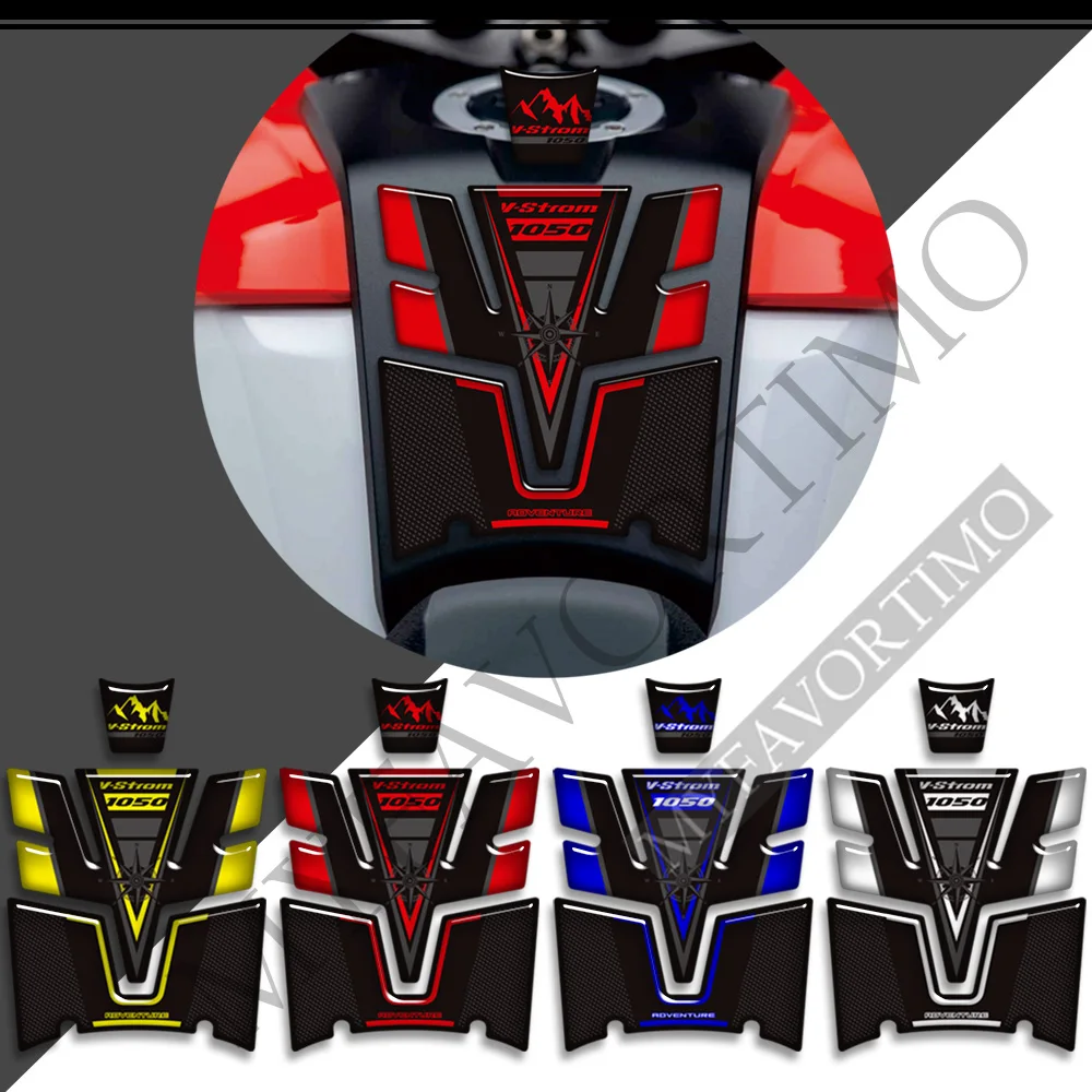 

For Suzuki V STROM VSTROM DL 1050 XT 1050XT DL1050 Tank Pad Grips Side Fuel Oil Kit Knee Protector 3D Stickers Decals 201 -2022