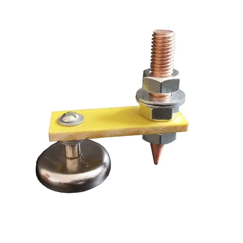 Metalworking Magnet Head Magnetic Ground Clamp Metal Plate Welding Support Tool Accessories Spotter Suction Grounding