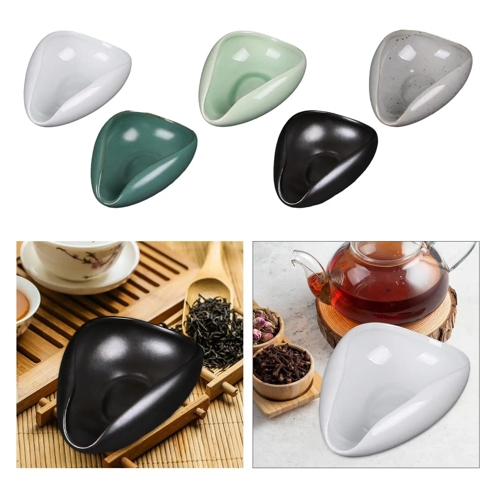 Weigh Coffee Bean Containers Coffee Bean Dosing Cup Barista Tools Practical Ceramic Single Dosing Tray for Cafe Home Office