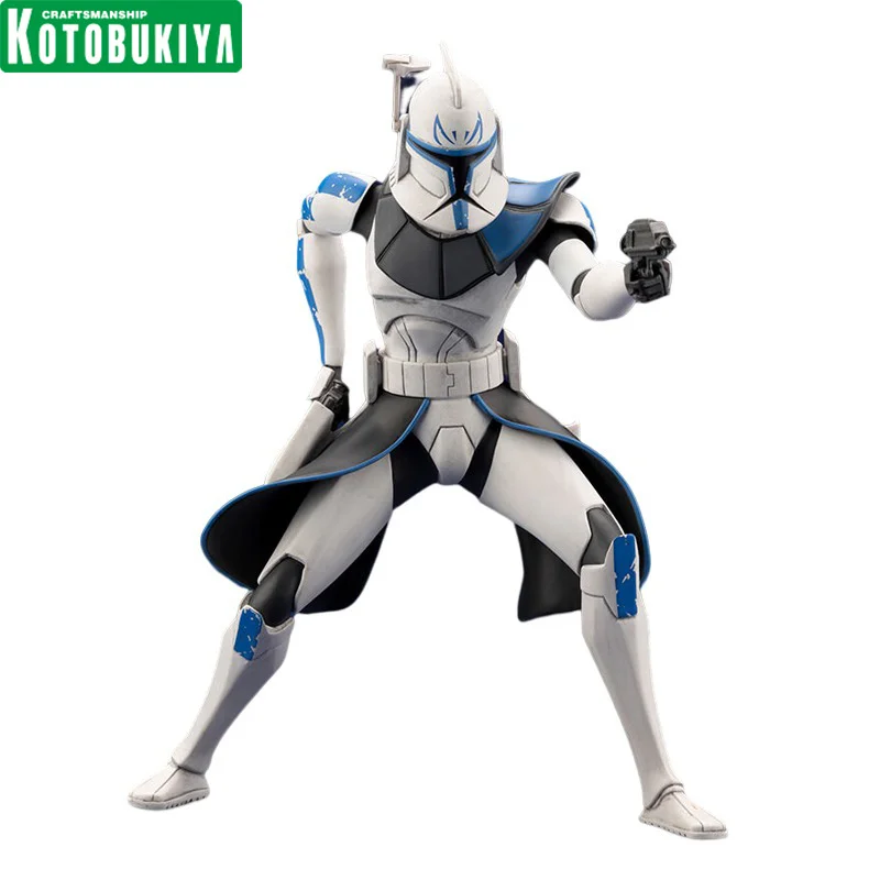 Original Kotobukiya ARTFX Star Wars Figur The Clone Wars Captain Rex The Clone Wars Ver. Easy Assembly Anime Action Model Toys G