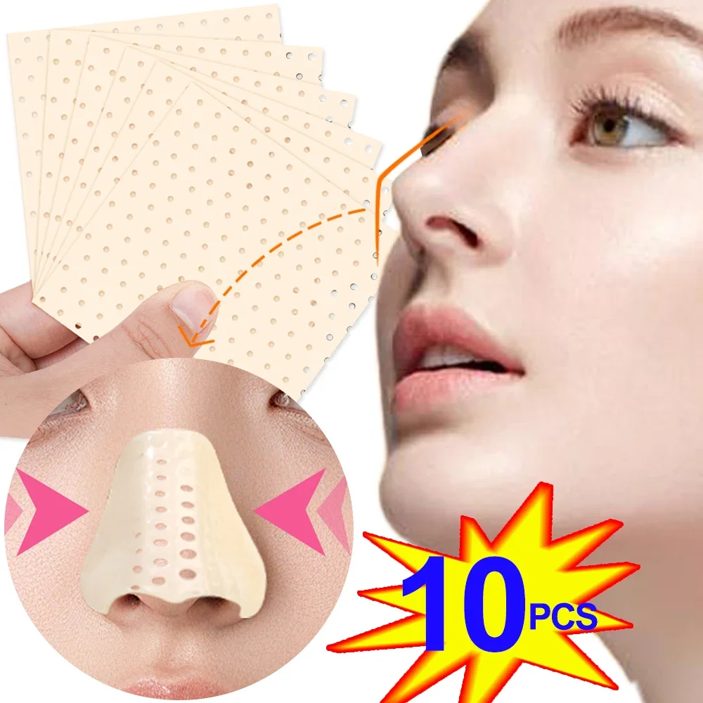 10PCS Thermoplastic Nose Clip Reusable Health Care Brace Beauty Fracture Splints High Nose Bridge Nasal Shaping Corrector Tools