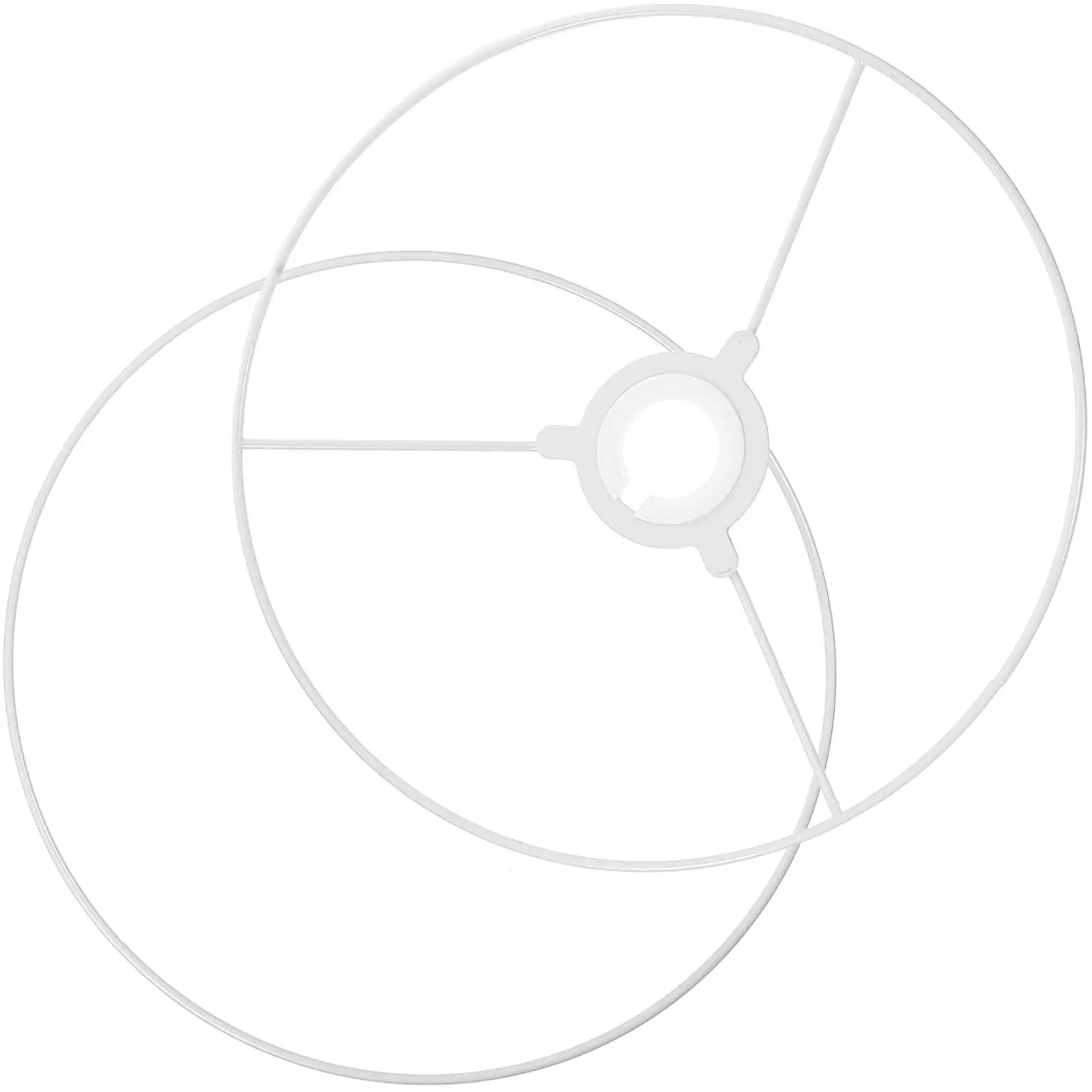 

2pcs Lampshade Frames Iron Rings 25CM Diameter DIY Wire Lamp Cover Metal Shade Ring Fitter Accessories