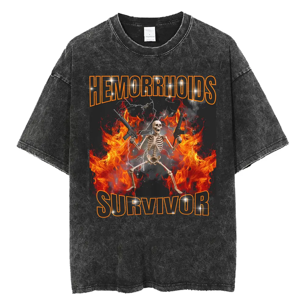 

Футболка с мемом «Аутизм-скелет», забавный принт с черепом, унисекс, в стиле Харадзюку, готическая, винтажная, с эффектом потертости, оверсайз, повседневная, хлопковая