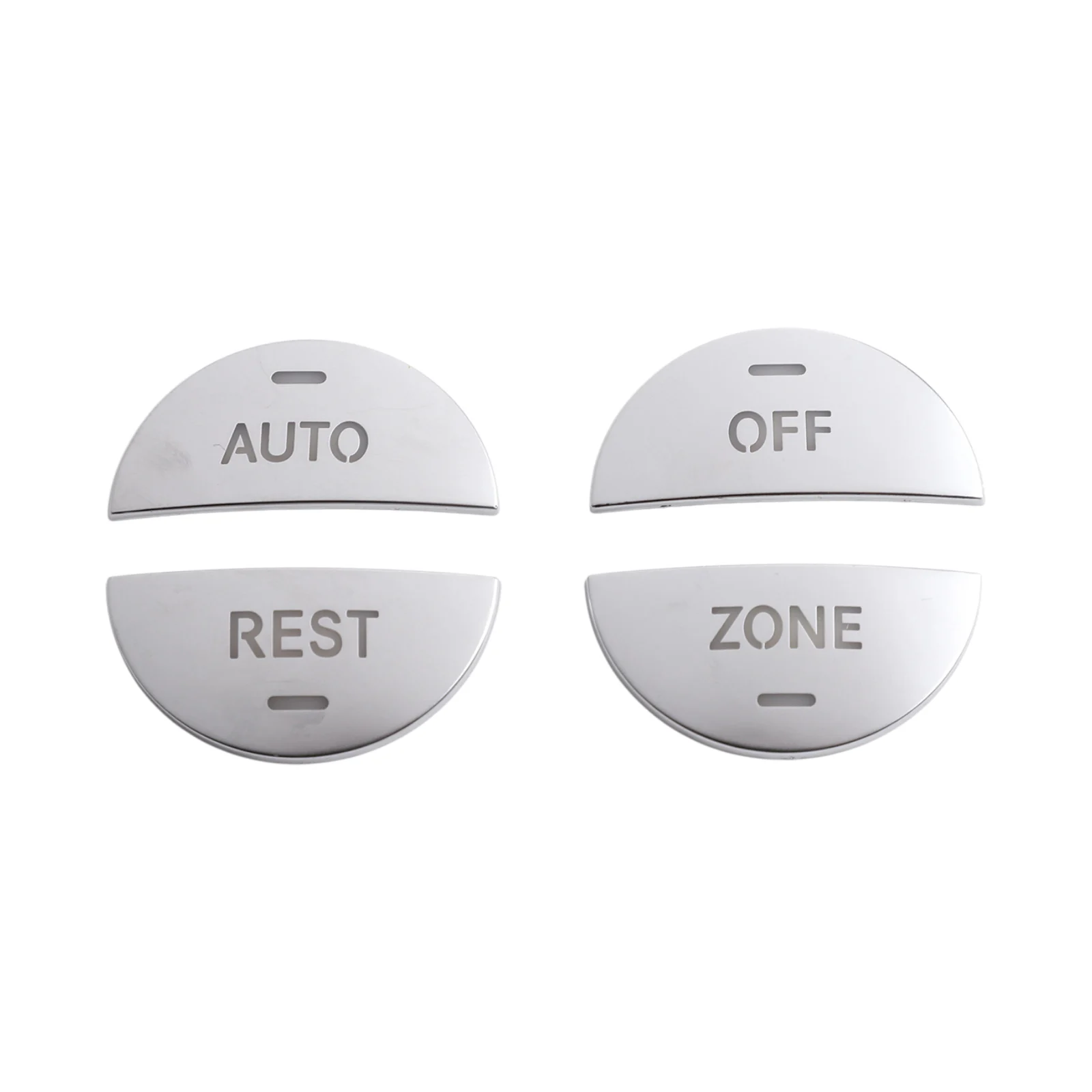 

ABS Button Cover A C Button Trim Hassle-free Installation Process Precise Fit For AC Controls Robust ABS Material