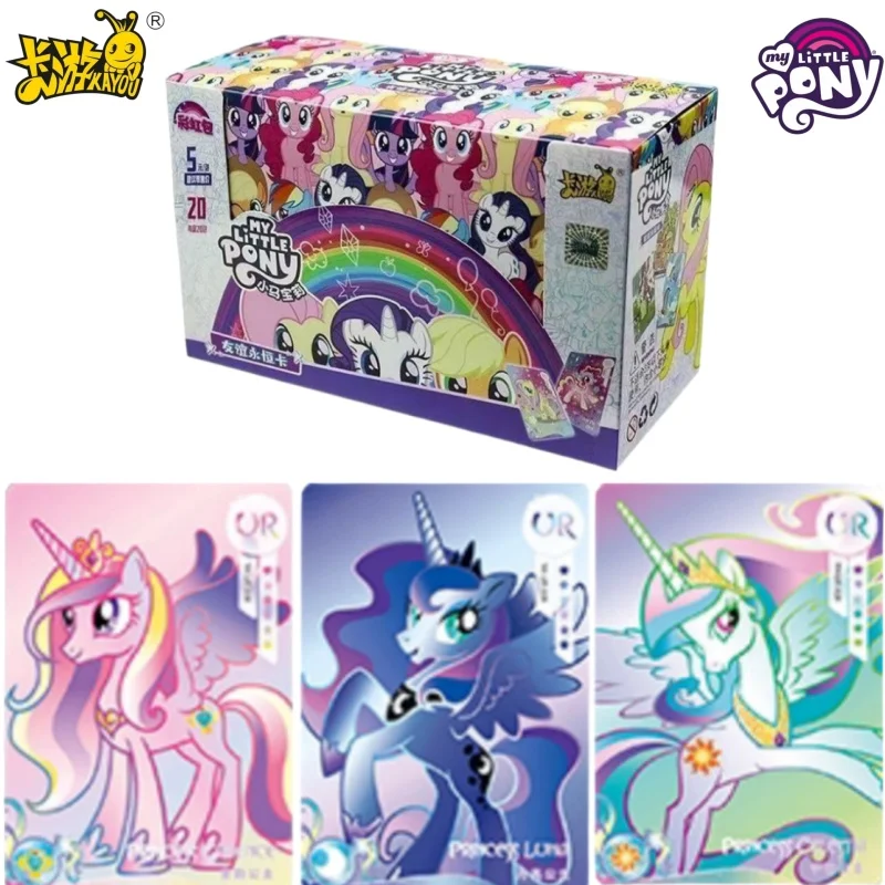 

KAYOU My Little Pony Card Friendship Forever Cards Rainbow Pack Ultra Rare XR Card Anime Collectible Cards Princess Card