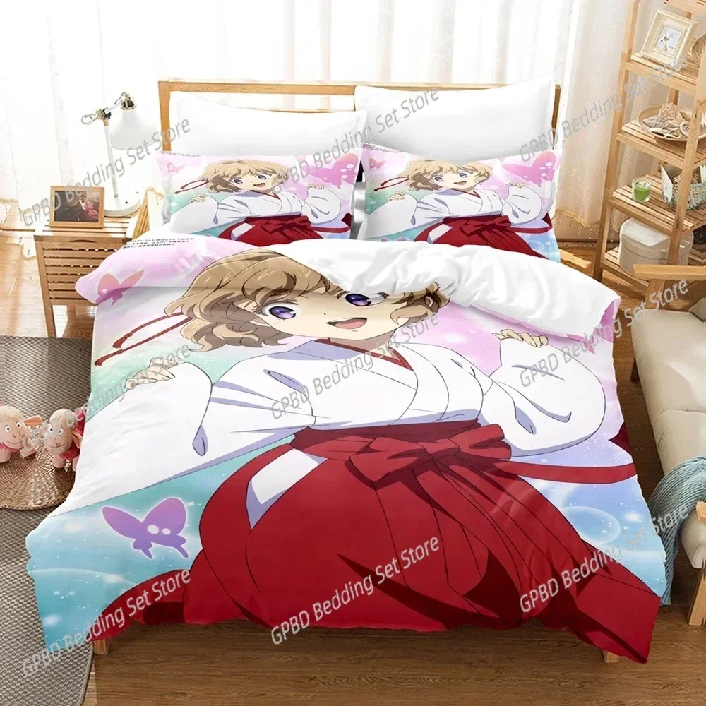 

3D Print Anime InSpectre Fictitious reasoning Comfortable Duvet Quilt Cover Pillowcase Bedding Set Children Bedroom Home Textile