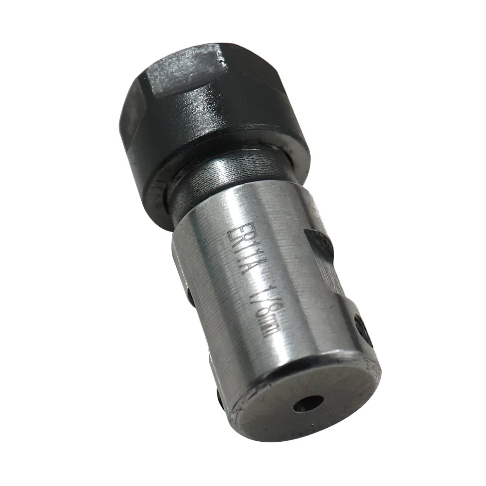 High Quality Collet Chuck Motor Collet Chuck ER11-8mm Steel 1PC ER11-1/4 ER11-10mm ER11-3mm ER11-4mm ER11-5mm Silver & Black