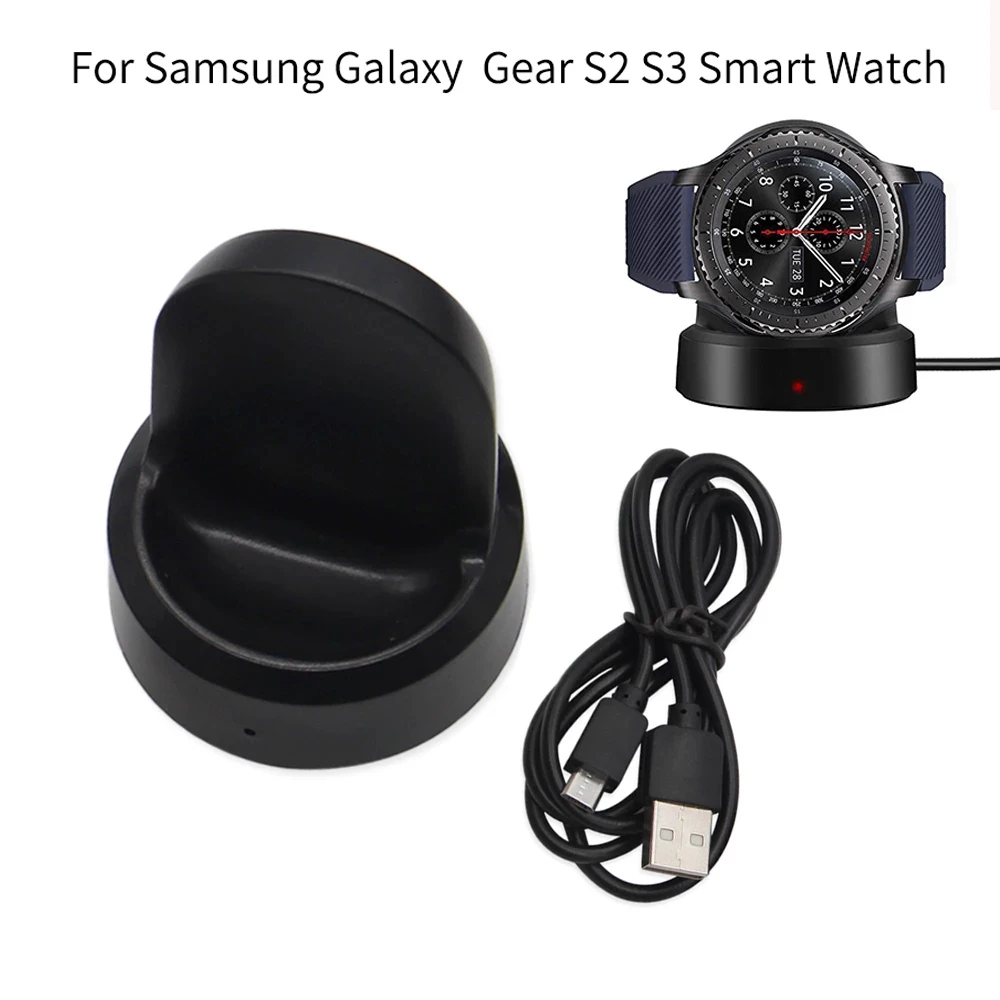 

Wireless Fast Charger Base For Samsung Gear S3/S2 Frontier Watch Charging Cable For Samsung Galaxy Watch S2/S3 46mm/42mm Charge