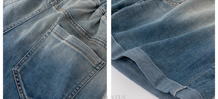 Neu eingetroffen: Sommerliche Jeans-Shorts mit Farbverlauf für Mädchen von 5 bis 14 Jahren, modische Teenagerkleidung, lässige kurze Hosen für Kinder. – Detail 11