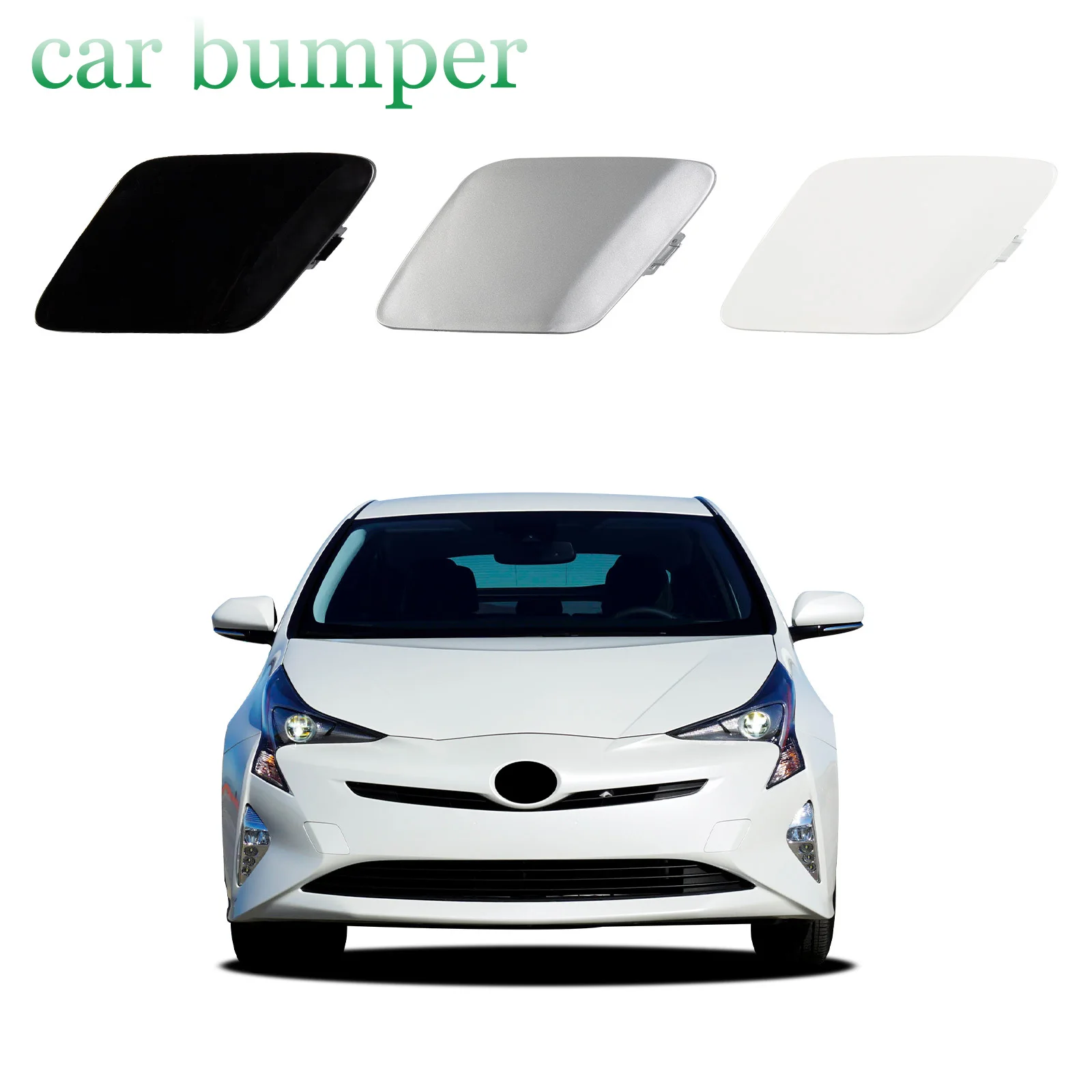

Front Bumper Tow Hook Cover Cap For Toyota Prius 2016 2017 2018 52128-47050 52128-47070 Trailer Cover Cap Car Accessories