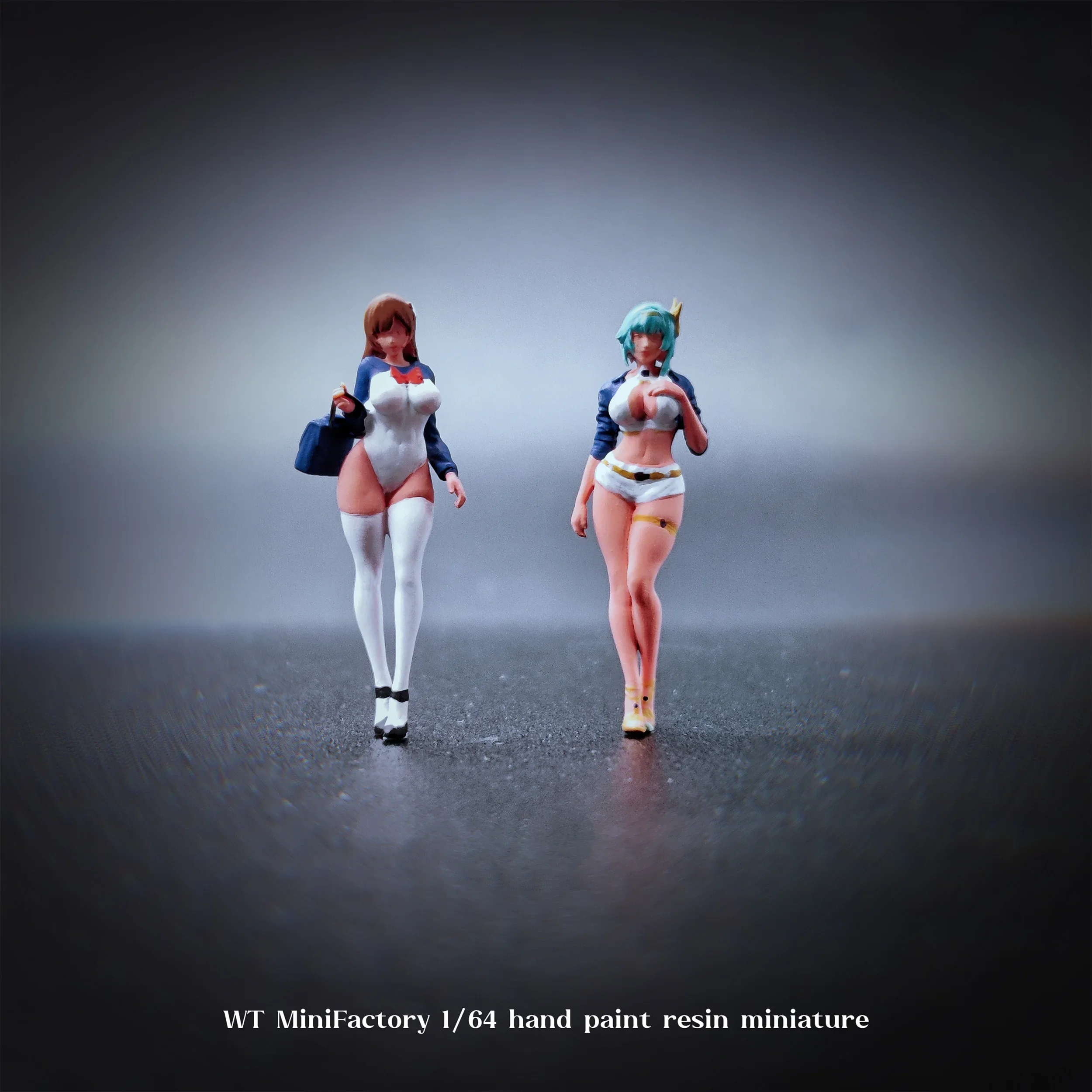 WT Minifactory Diorama масштаб 1/64 фигурки модель вечерние девушки коллекция миниатюрная ручная роспись
