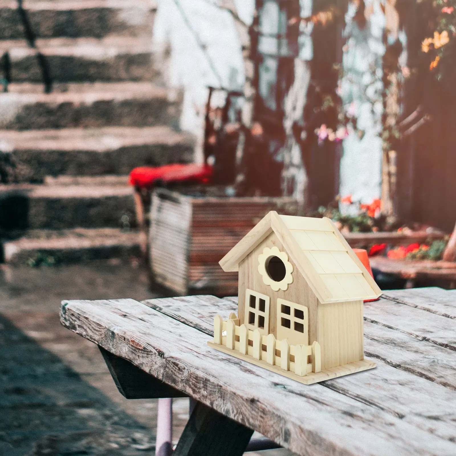 

Birds House Nest Bird House Hollow Design Hanging Bird Feeder Garden Decoration Outdoor Birds Hut Accessory