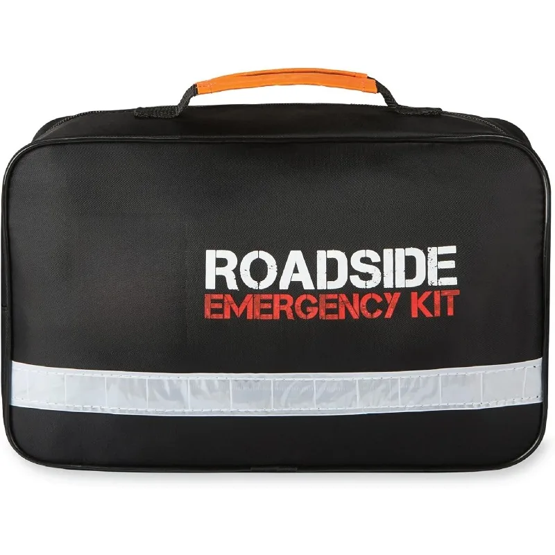 

Premium Roadside Emergency Kit for Car - Car Safety Kit, Tools, First Aid, Visibility Gear & More - Perfect Road