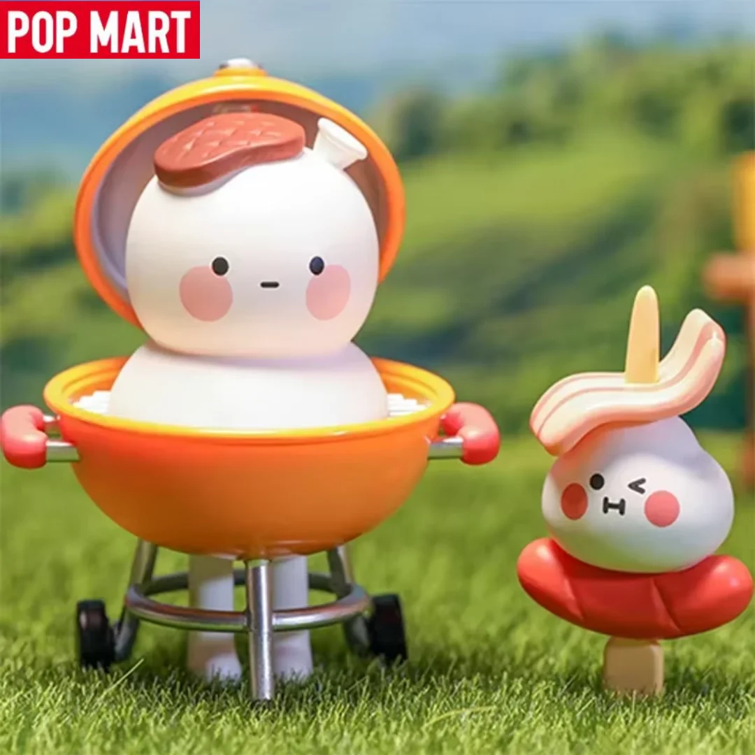 POP MART BOBO COCO Go Comping serie caja ciega juguetes muñeca Kawaii Anime figura de acción caja misteriosa adornos de escritorio regalo para niñas