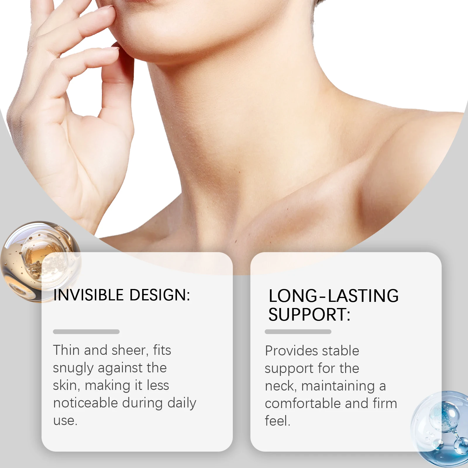 Jaysuing Collagen Neck Mask Reduce Neck Wrinkles Tightening Neck Contour Improve Rough Skin State Brighten Neck Liftng Patches