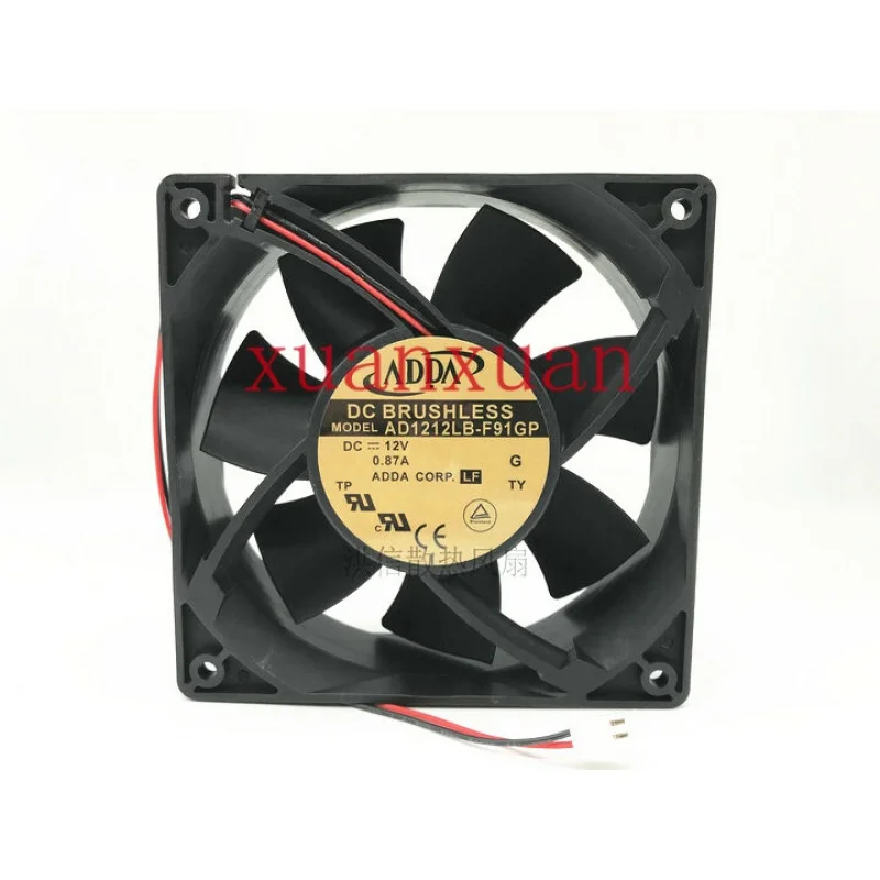 1PC ADDA AD1212LB-F91GP 12V 0.87A 12038 12CM Gale Volume Cooling Fan cl