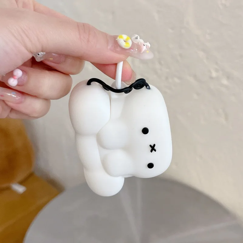 

New Cartoon Miffy Rabbit Earphone Case Retro Kawaii Phone Miffy AirPods Pro Bluetooth Earphone Case silicone soft case