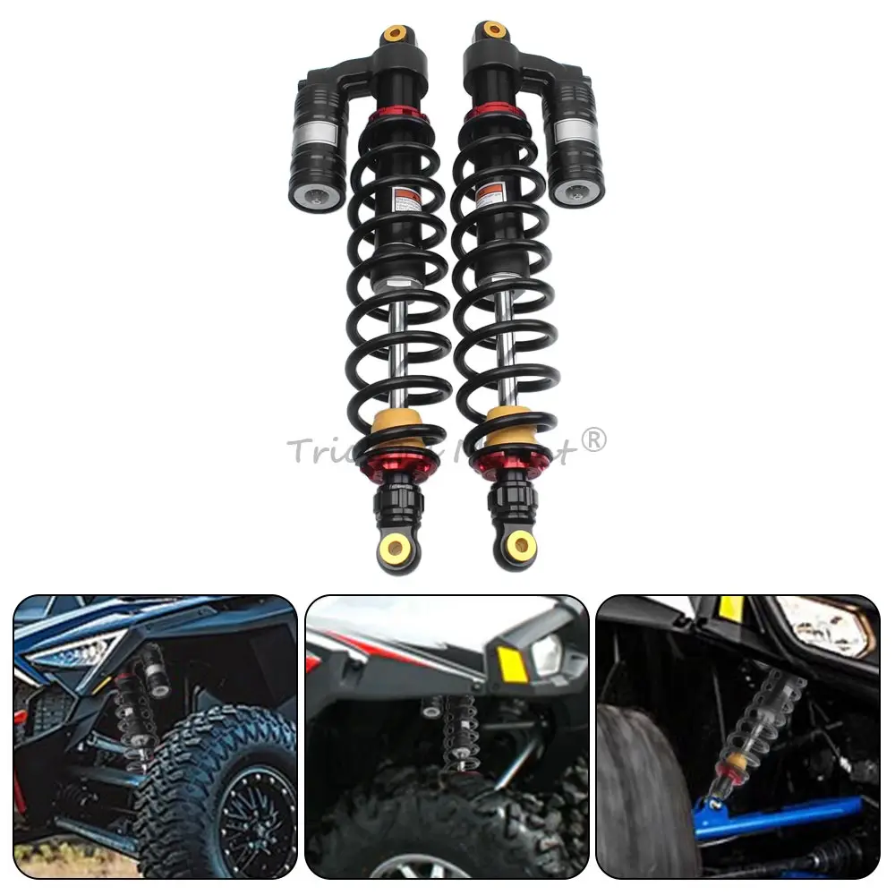 

1 Pair Air Front Shocks Absorbers Suspension For Polaris Rzr S 800 2009-2014 540Mm Black Shocks Springs Adjustable Preload Tools
