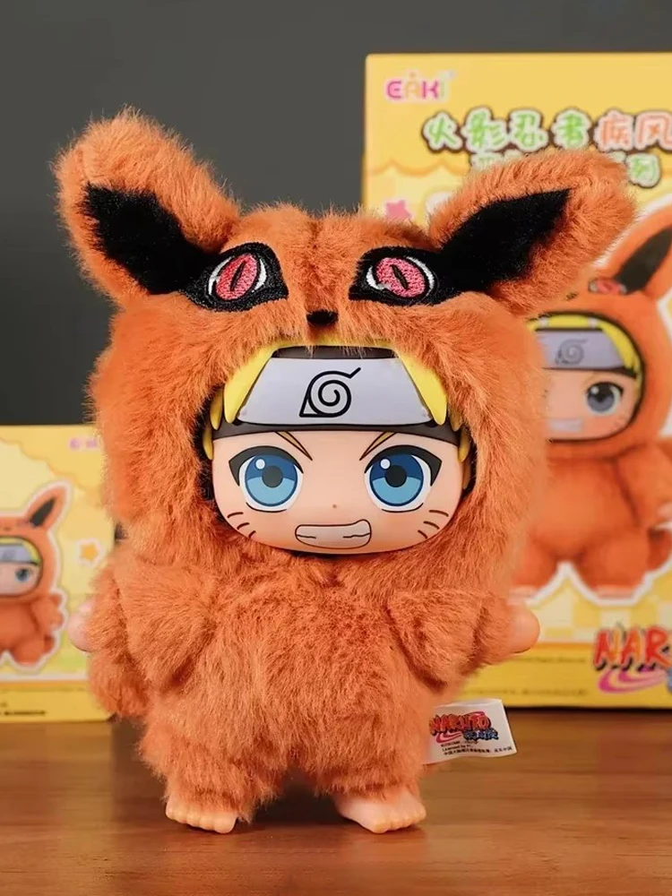 Nowa EAKI Naruto Blind Box Shippuden Party Series Uzumaki Wypchana Shippuden Oryginalna Pluszowa Figurka Ozdoba Zabawka Kolekcja Prezent — zdjęcie 2